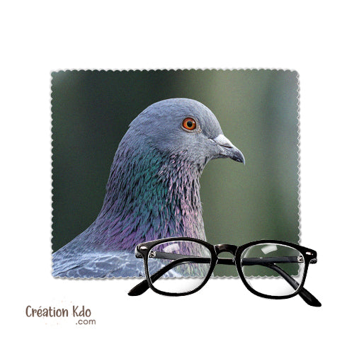 chiffon à lunettes pigeon essuie lunette pigeon photo chiffonnette chamoisine colombophile