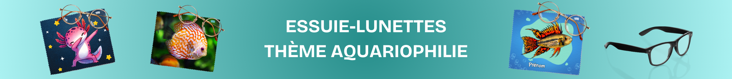 essuie lunette animaux marin chiffonnette aquariophile aquarium poisson cichlidé axoltl