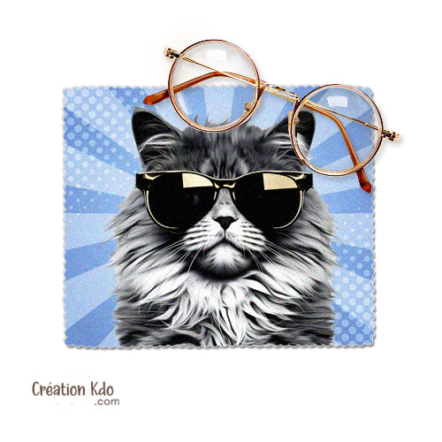 essui lunette chat microfibre chiffonnette écran perruche ondulée