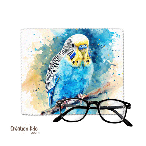 essui lunette microfibre chiffonnette écran perruche ondulée