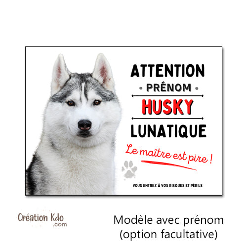 je monte la garde lunatique husky