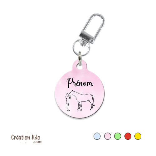 médaille licol cheval médaillon pendentif équitation