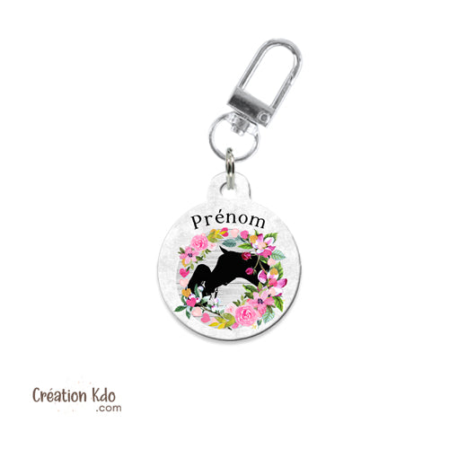médaille licol identification cheval bride filet éthologie