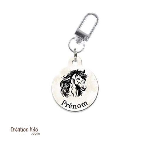 médaille licol identification cheval bride filet éthologie