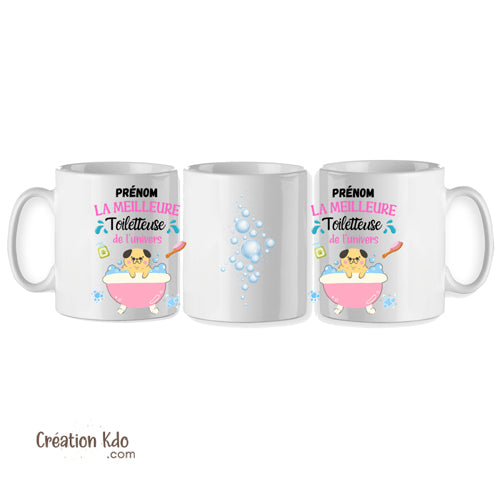 mug toiletteuse canin tasse cadeau chien