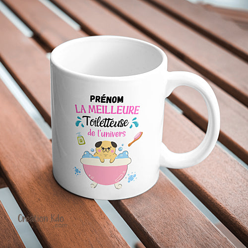 mug toiletteuse canin tasse cadeau chien
