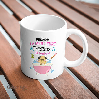 mug toiletteuse canin tasse cadeau chien