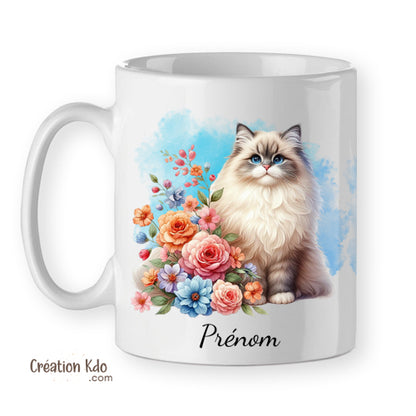 mug ragdoll tasse chat