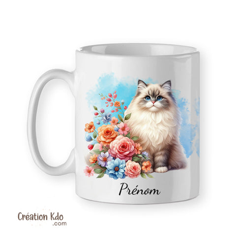 mug ragdoll tasse chat sacré de birmanie