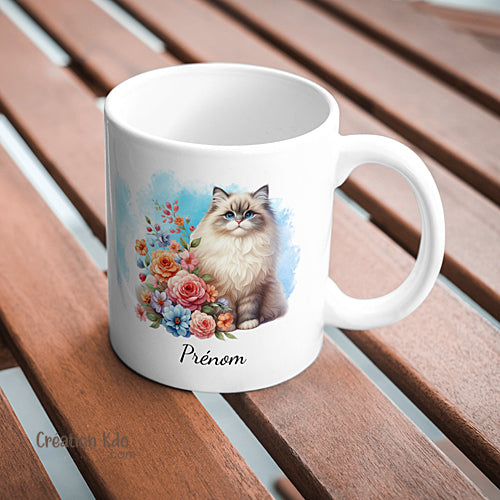 mug chat tasse personnalisée prénom chaton