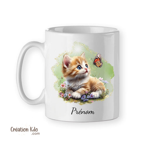 mug métier animaux tasse vétérinaire chat personnalisée chaton