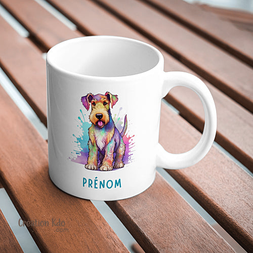 mug Airedale terrier tasse personnalisée chien
