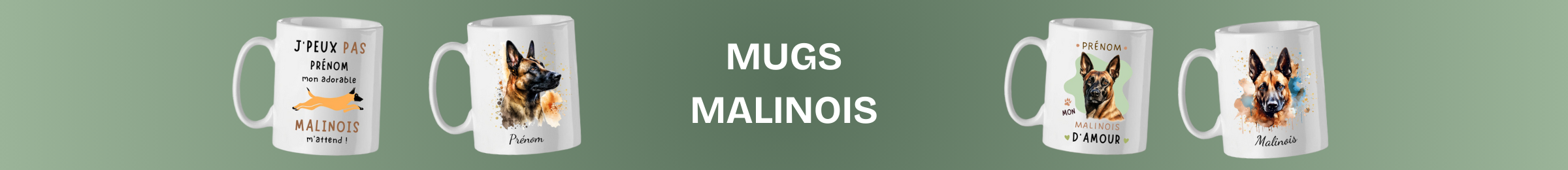 mug malinois tasse cadeau chien berger belge