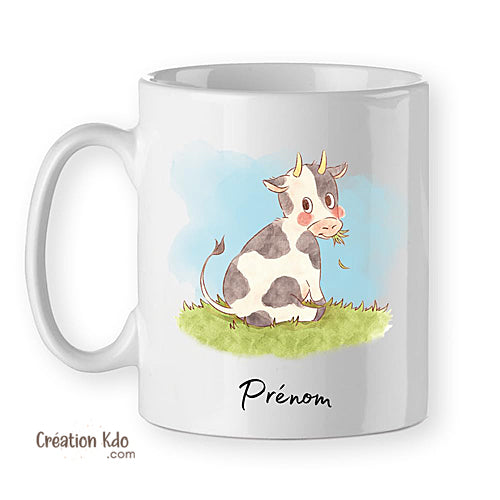 mug vache tasse personnalisée