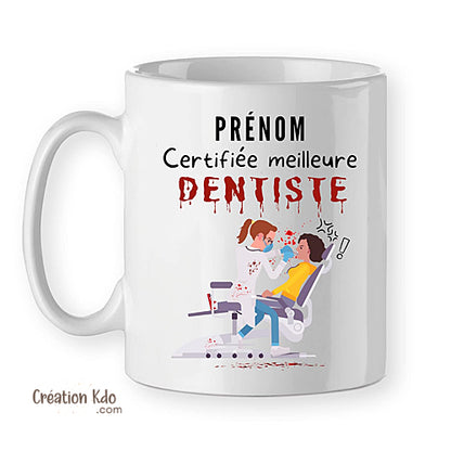 Mug humour pour dentiste homme ou femme