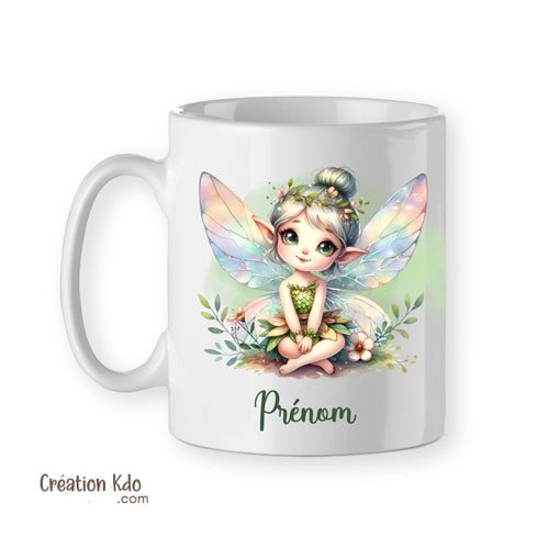 mug elfe prénom personnalisée tasse fantasy