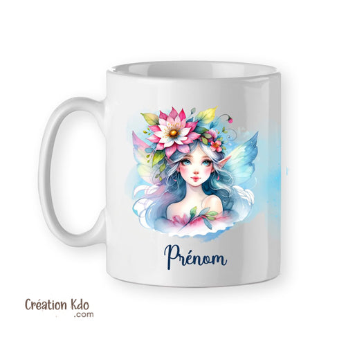 mug elfe prénom personnalisée tasse