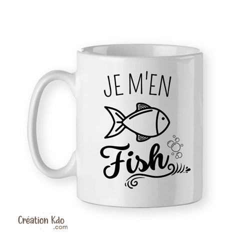 tasse poisson humour pêche mug tasse pèche carpe