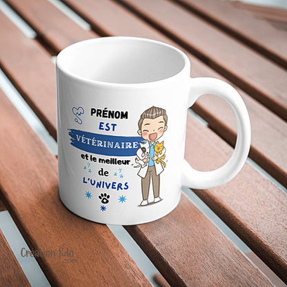 cadeau pour vétérinaire mug personnalisé