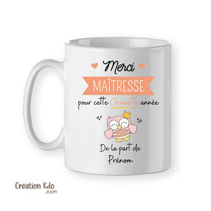 mug maitresse tasse cadeau élève