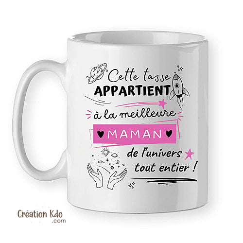 mug future maman fête des mère cadeau tasse échographie