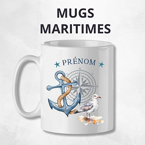 mug capitaine nautique bateau