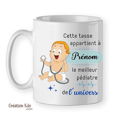 tasse cadeau pédiatre mug