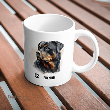 mug rottweiler tasse chien personnalisée
