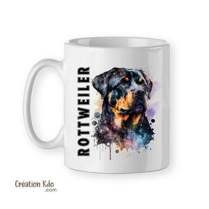 mug rottweiler tasse chien de race