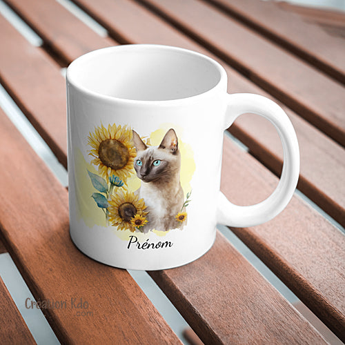 mug à café tasse cadeau personnalisé motif chat