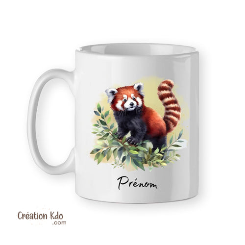 mug tasse panda roux