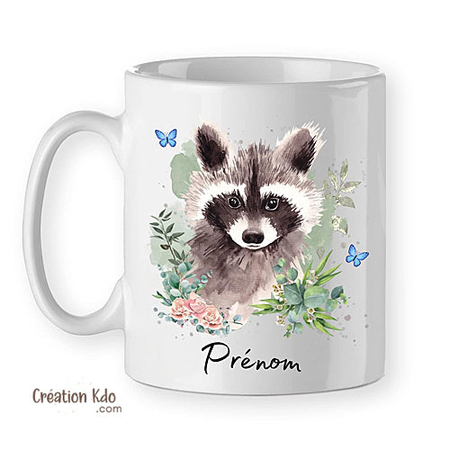 mug tasse raton laveur
