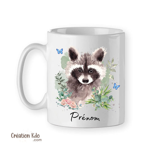 mug tasse raton laveur cadeau animaux