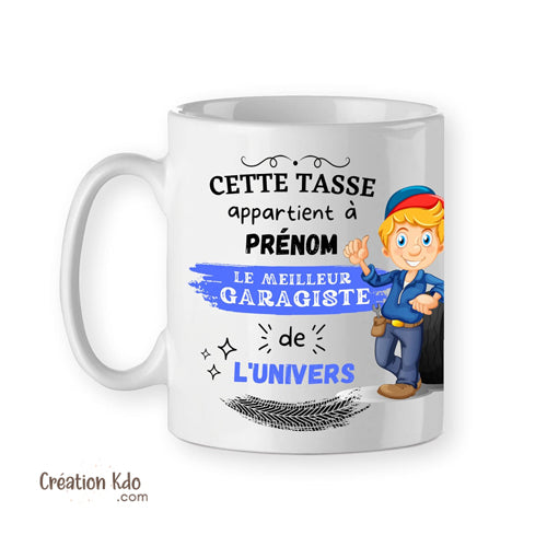 mug garagiste tasse garage voiture automobile