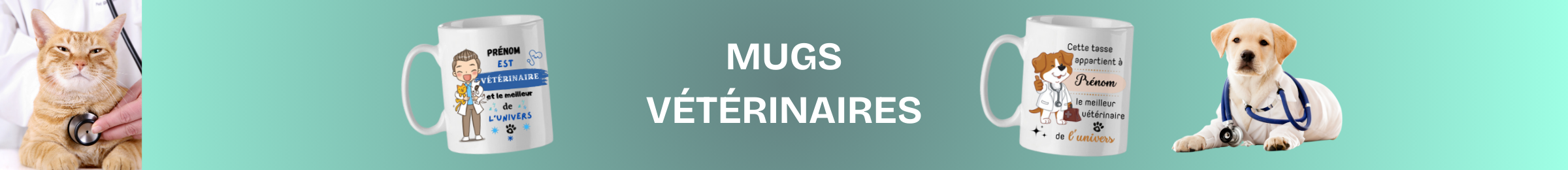 mugs vétérinaire tasse personnalisée cadeaux vet véto