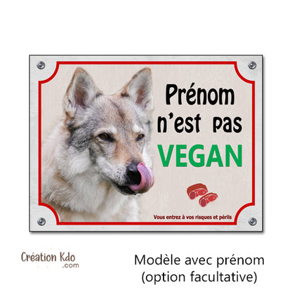 panneau portail chien loup tchécoslovaque
