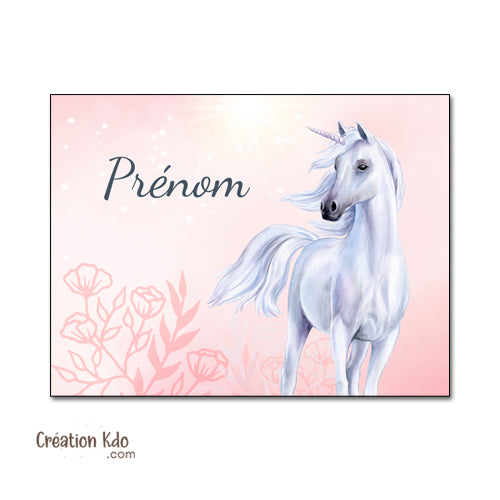 plaque de porte chambre enfant fille bébé