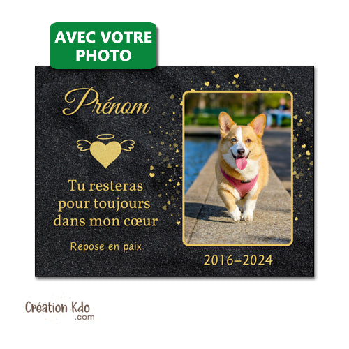 plaque funéraire chien chat animal de compagnie panneau souvenirs animal mémoire commémorative