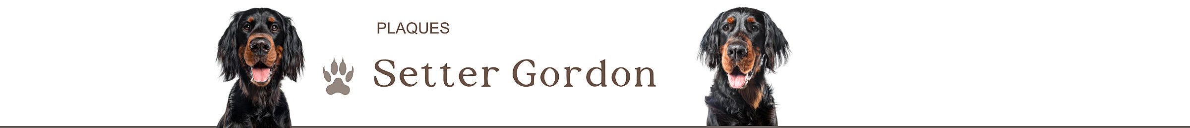 panneaux portail je monte la garde setter gordon plaque attention au chien