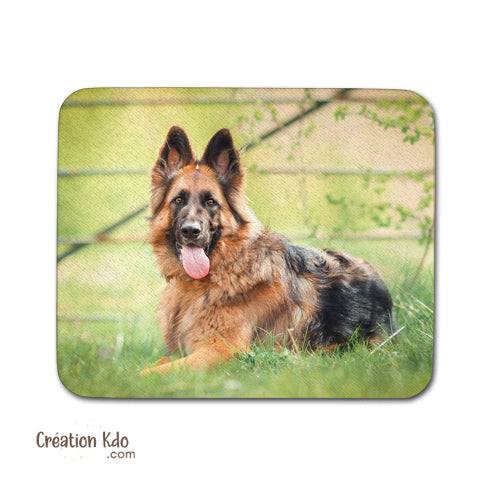 tapis de souris chien berger allemand pc gamer